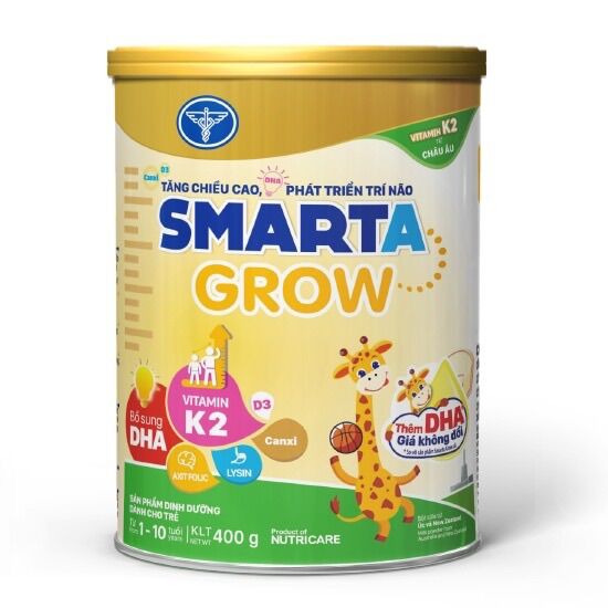 Sữa smarta grow nutricare 1-10 tuổi 800gr 8/2024