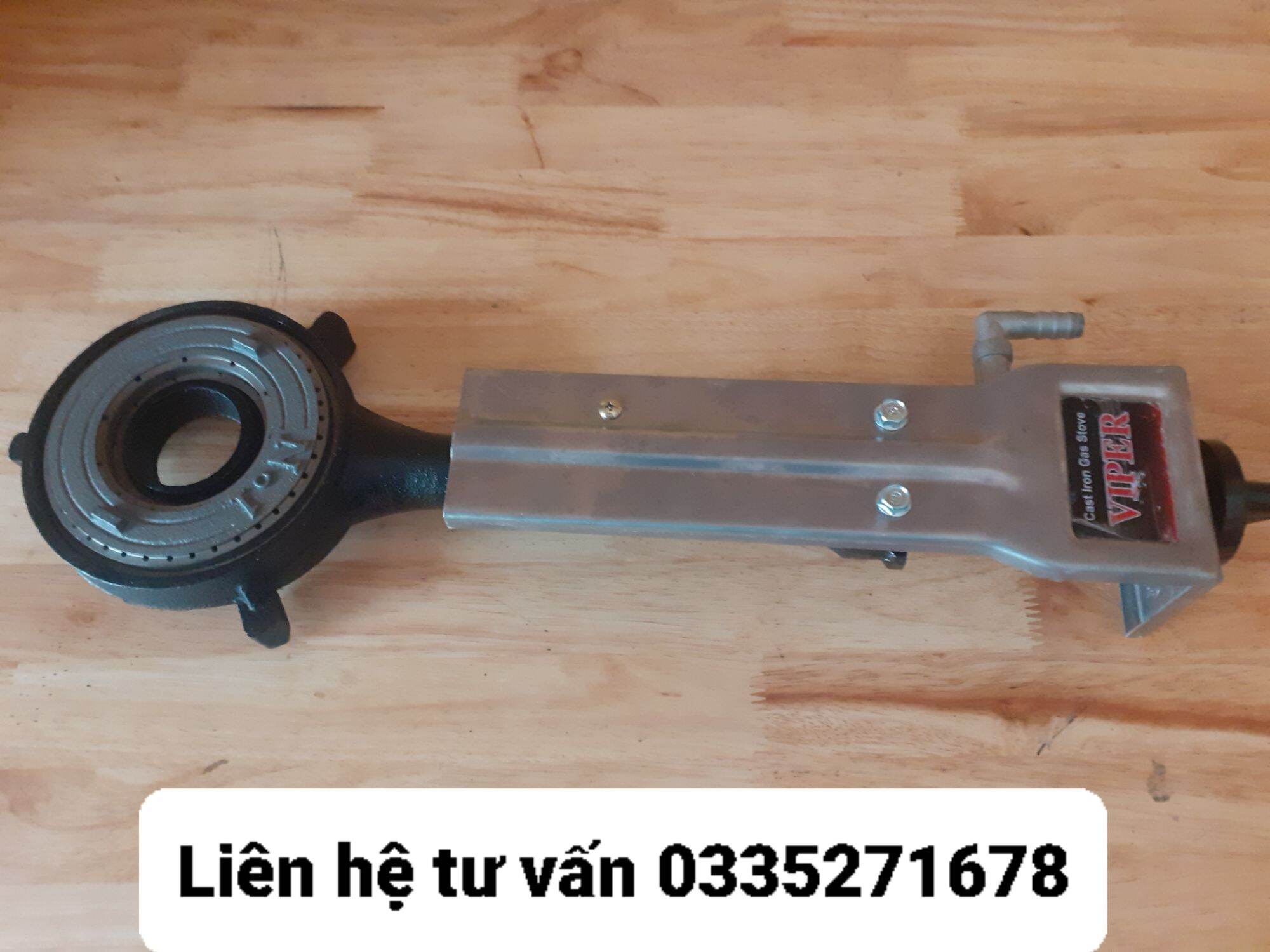 Combo cụm chế đánh lửa + họng điếu + mâm sen bếp khè ga công nghiệp