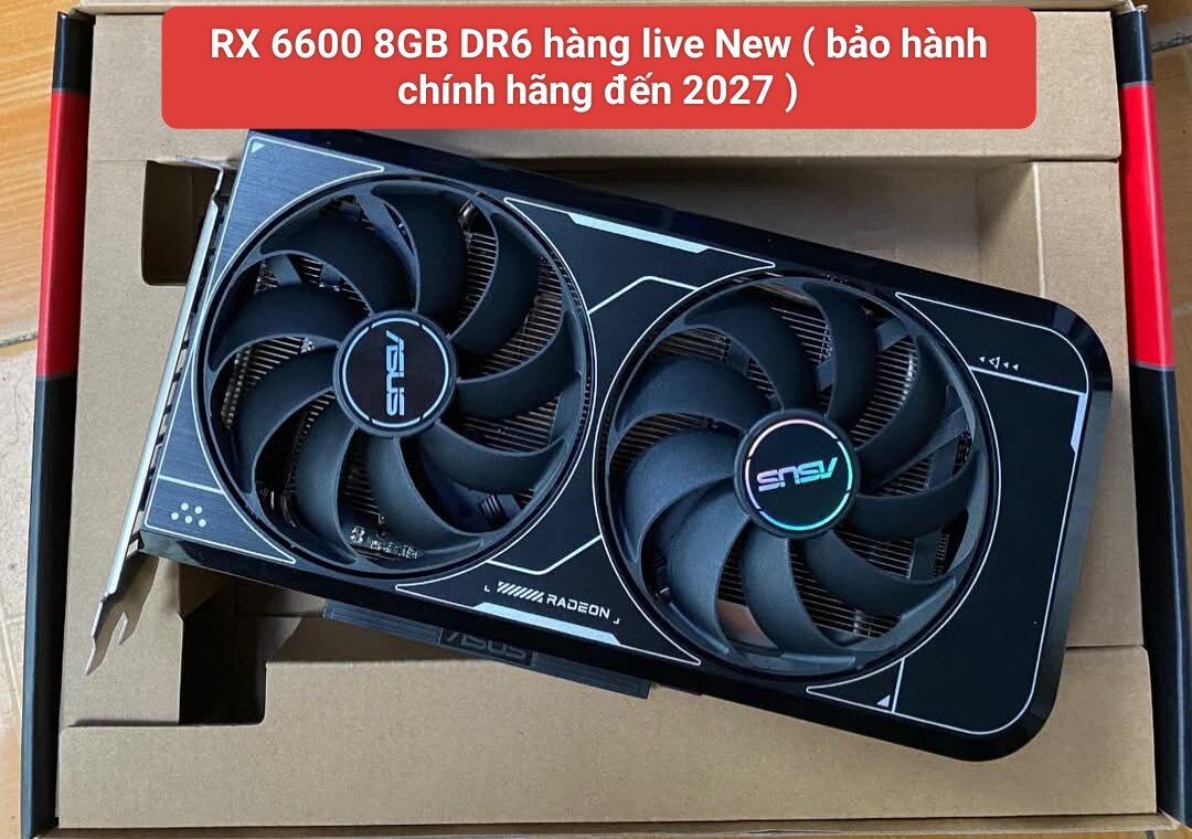 Card đồ họa Asus DUAL RX 6600 8GB V3 (DUAL-RX6600-8G-V3)