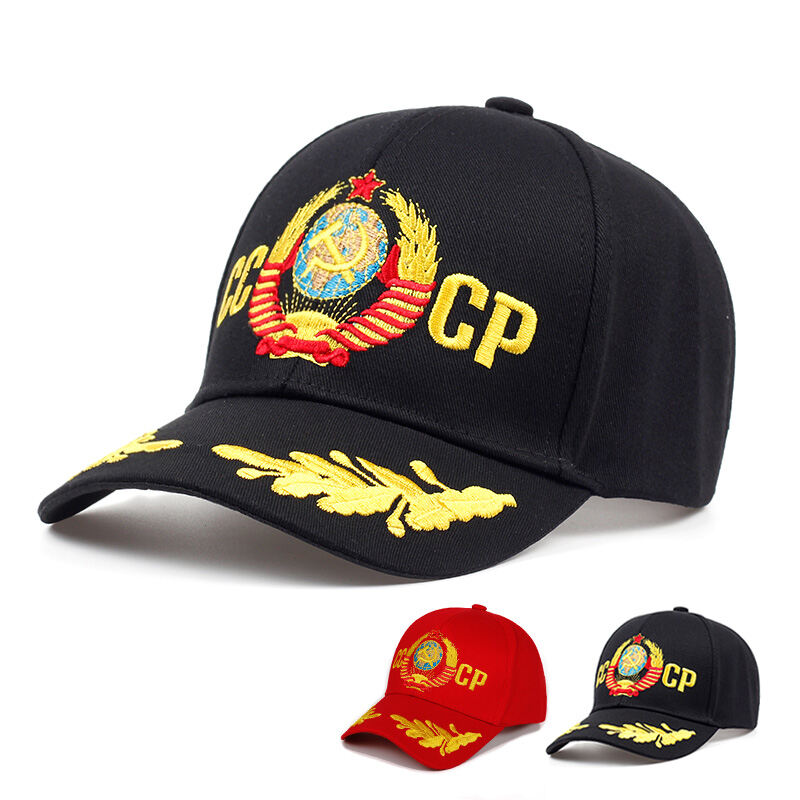 Unisex Có Thể Điều Chỉnh Cotton CCCP Thêu Mũ Bóng Chày Nón Snapback Thời Trang Mũ Thể Thao Dành Cho Nam