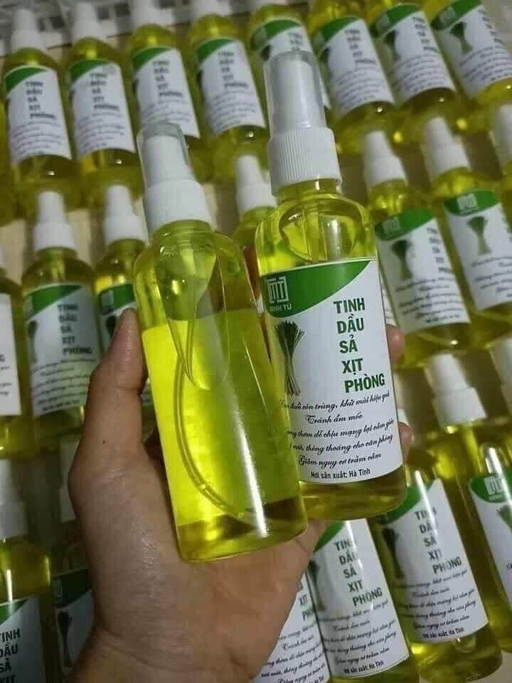 Tinh dầu xả chanh xịt phòng khử khuẩn 100ml
