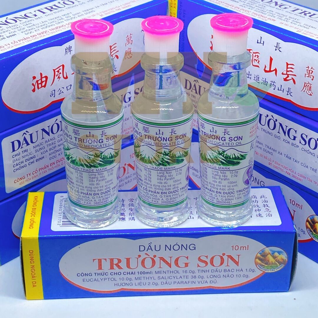 (Chính Hãng) Dầu Nóng Trường Sơn 10ml