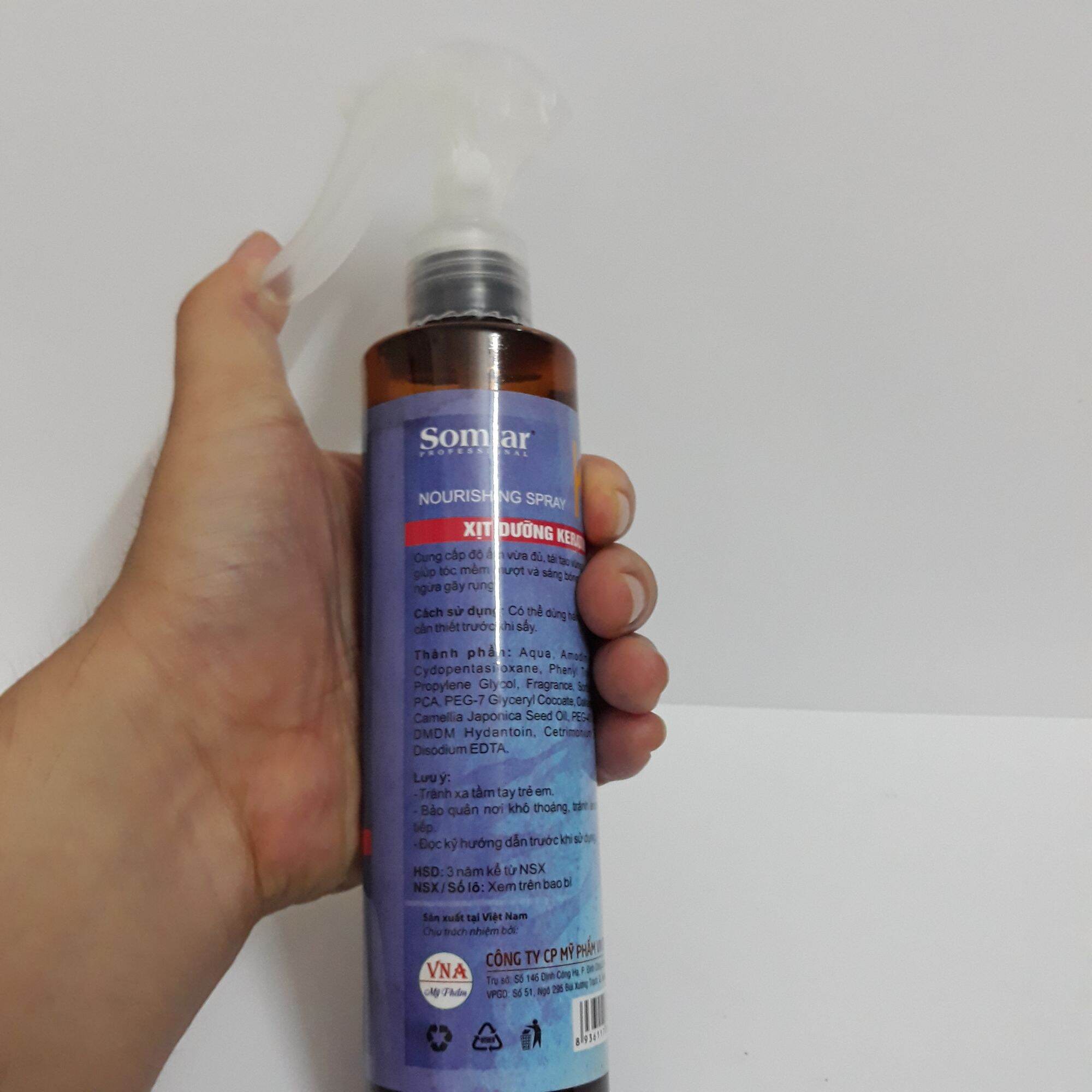 NƯỚC XỊT DƯỠNG TÓC SOMIAR KERATIN 220ML