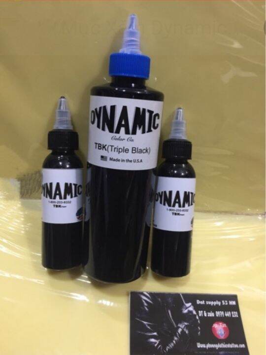 Mực xăm Dynamic Triple Black 60ml