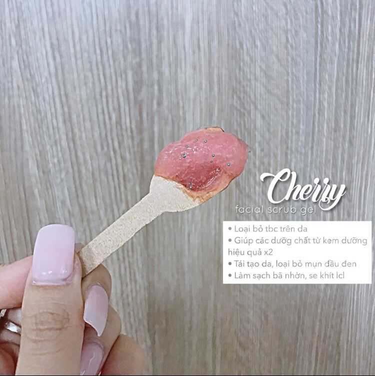 TẨY TẾ BÀO CHẾT DÀNH CHO MẶT HƯƠNG CHERRY