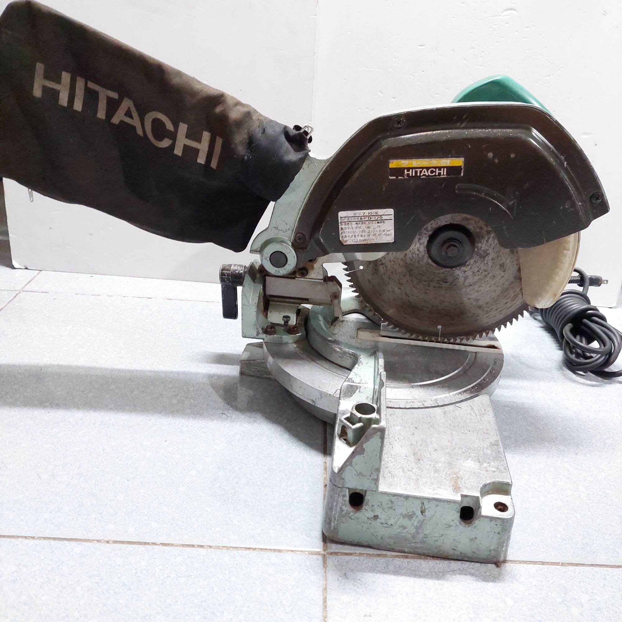 Máy cắt nhôm , cắt gỗ ... hitachi nhật 1050w điện 100v