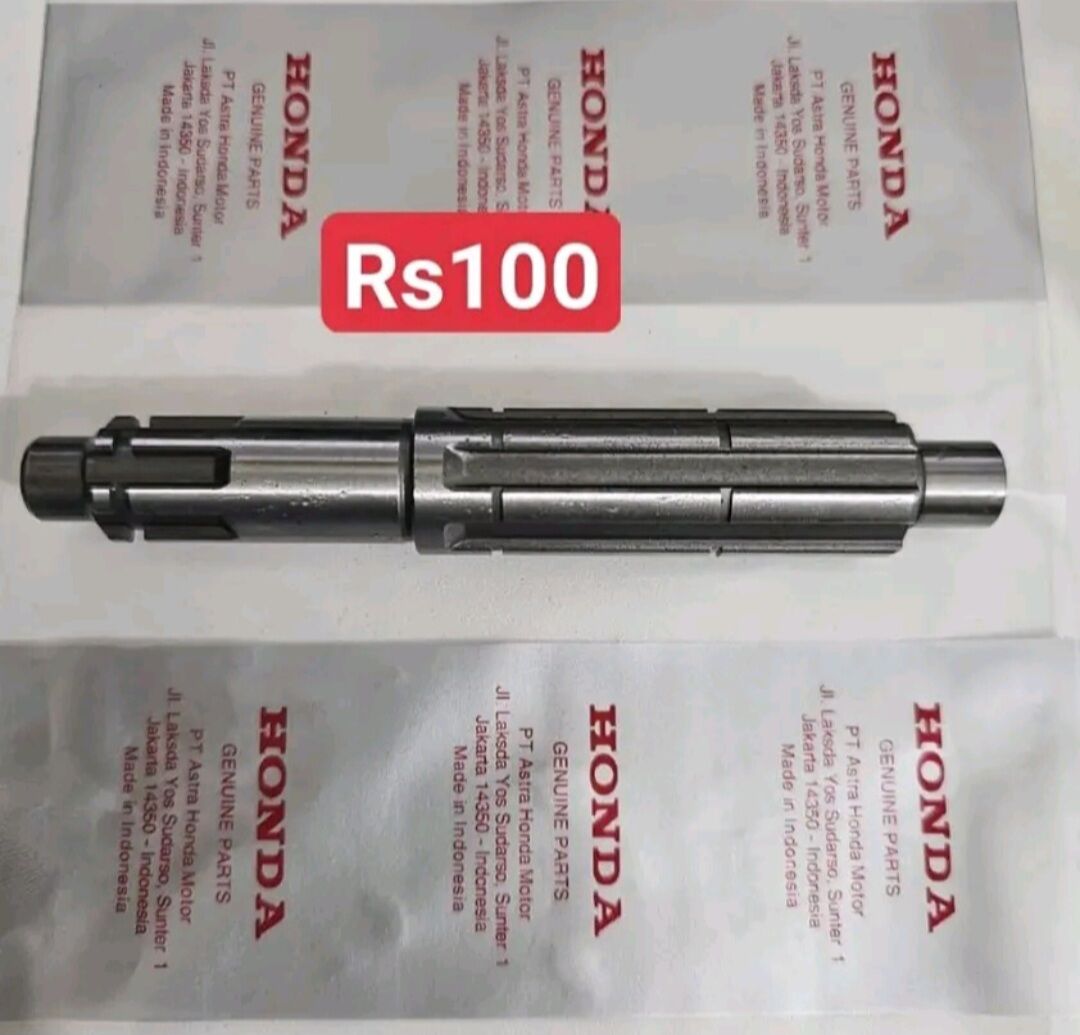Trục kéo nhông xe wave rs, rs100, s100 nhông số xe máy