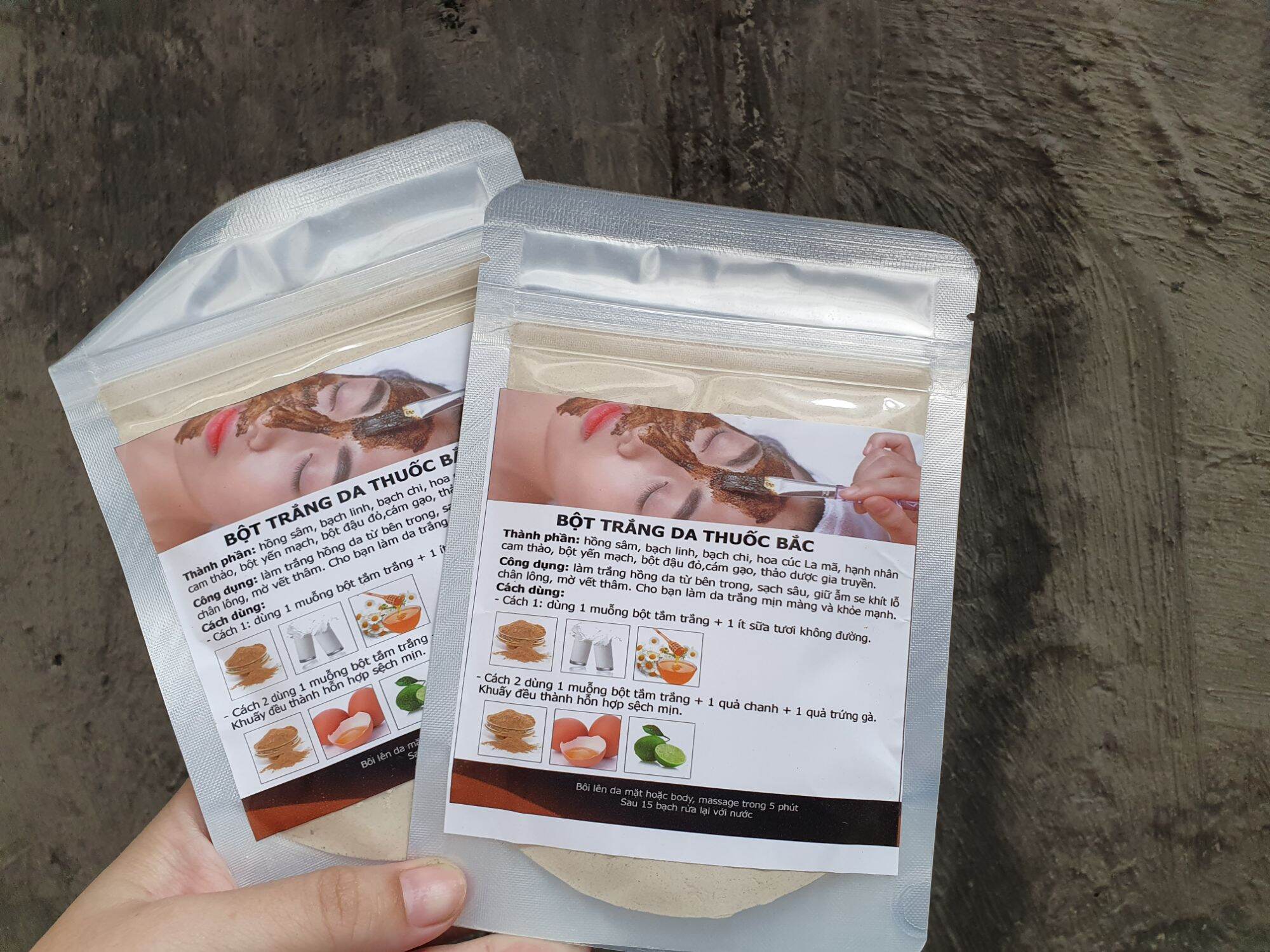Tắm ủ thuốc bắc , an toàn dùng cho cả mặt body