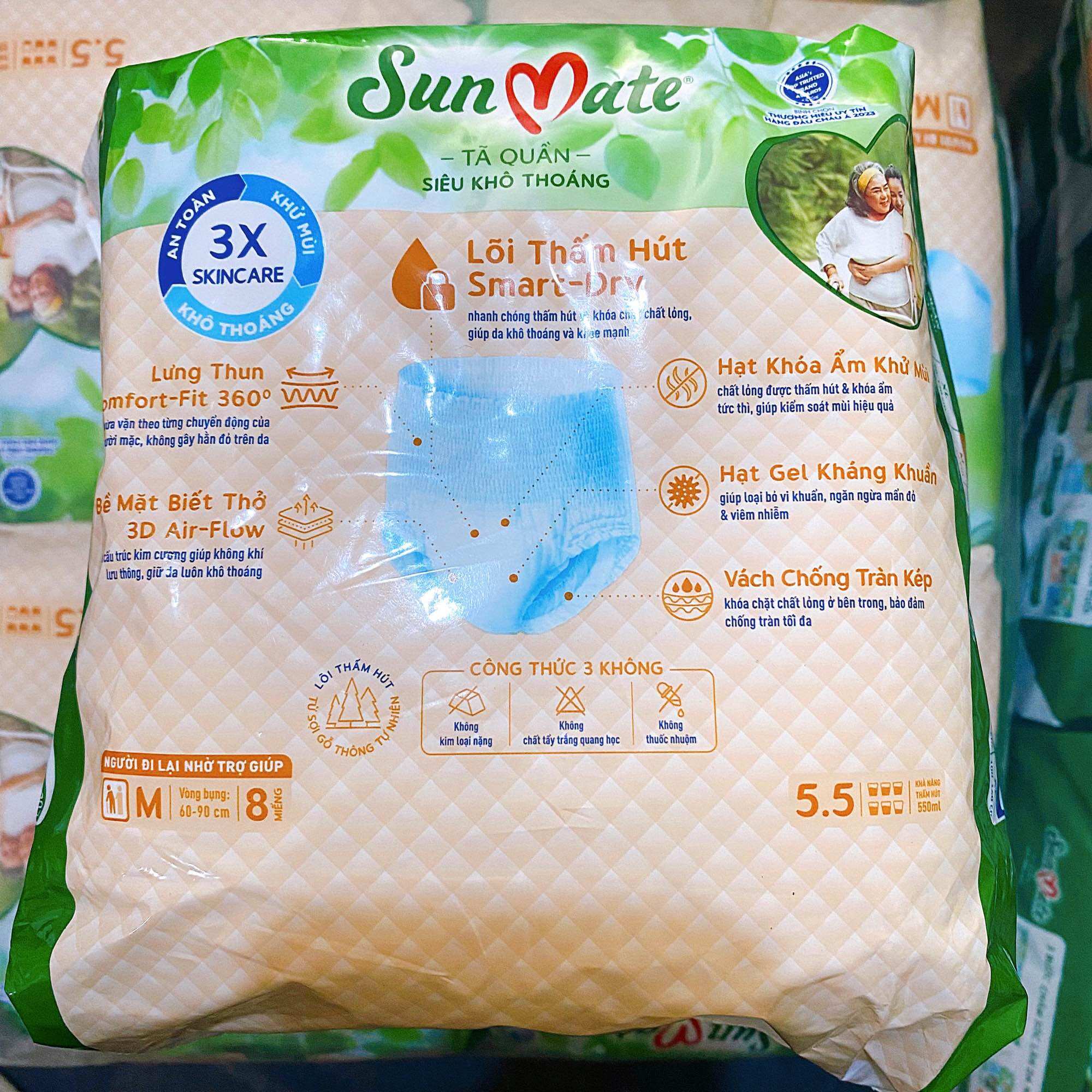 Tã quần người lớn Sunmate M8