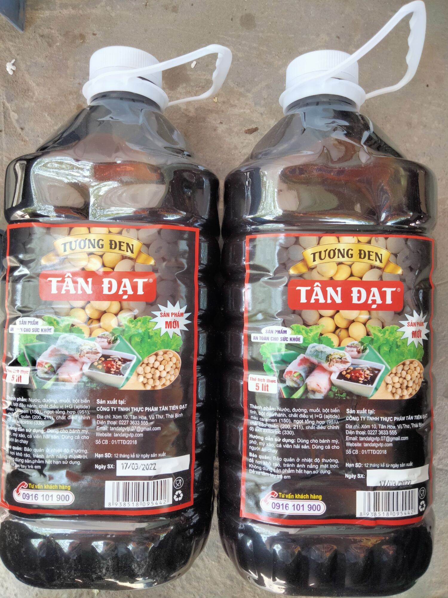 Tương đen Tân Đạt can 5 lít