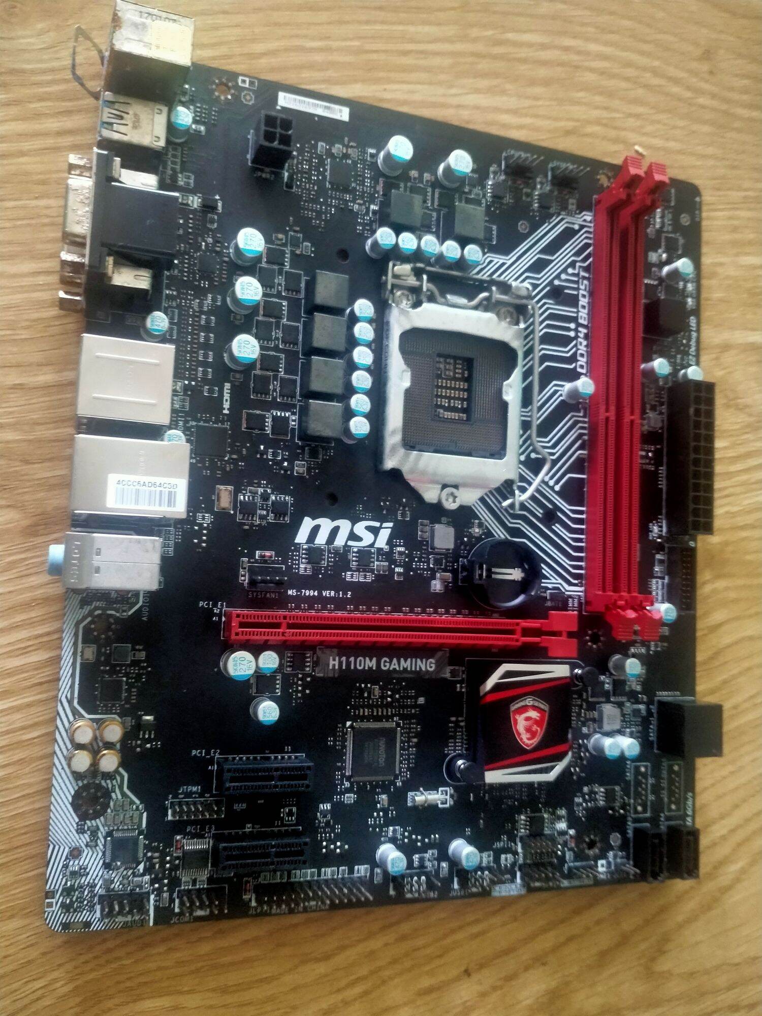 mainboard MSI h110 GAMING (2khe)