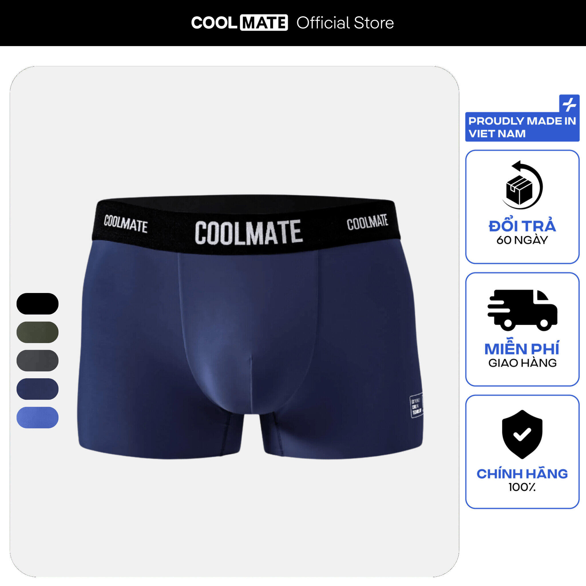 Quần lót nam Trunk Excool Clean Cut - Coolmate