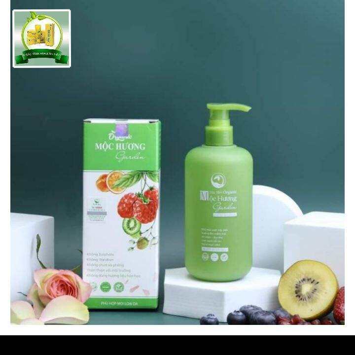 SỮA TẮM ORGANIC MỘC HƯƠNG GARDEN THANH MỘC HƯƠNG, Chai 350ml
