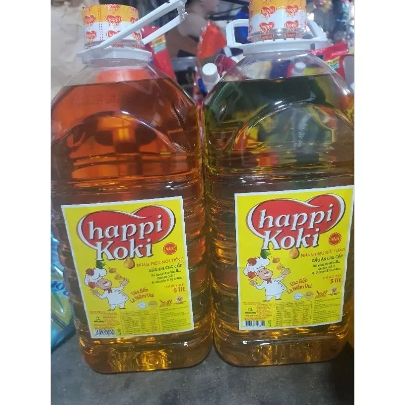 dầu ăn happy koki 5lít