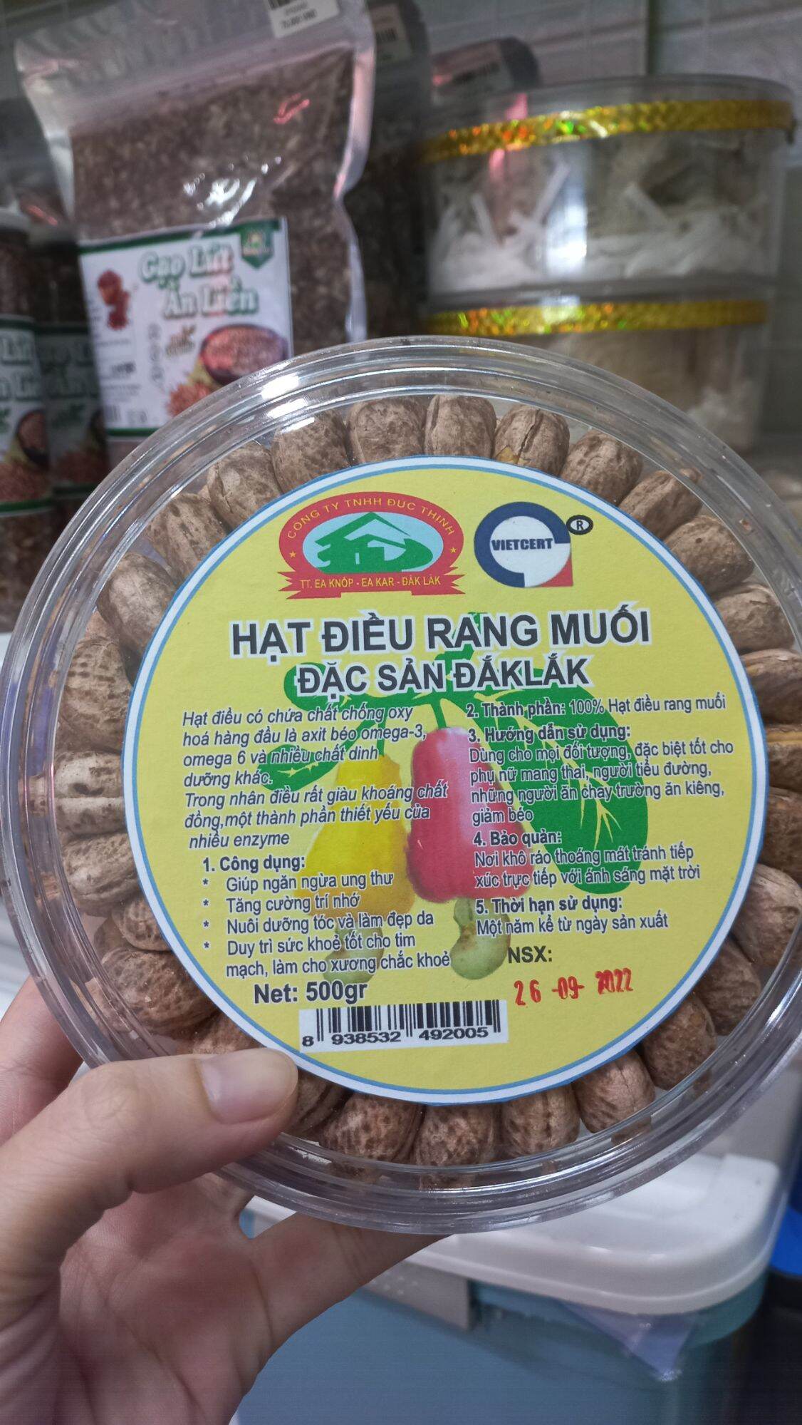 Hạt điều rang muối Daklak
