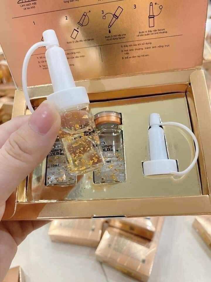 SERUM BÀO THAI CỪU VÀ VÀNG 12K MAGIC SKIN