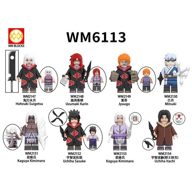 Minifigure Naruto Đồ Chơi Lắp Ráp Minifigure Các Nhân Vật Truyện Tranh Naruto Shipuden