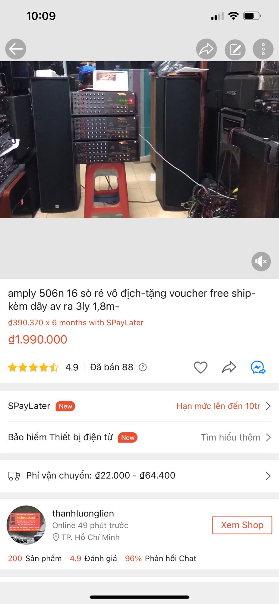 amply 506n-16 sò lớn ,công xuất 1800w