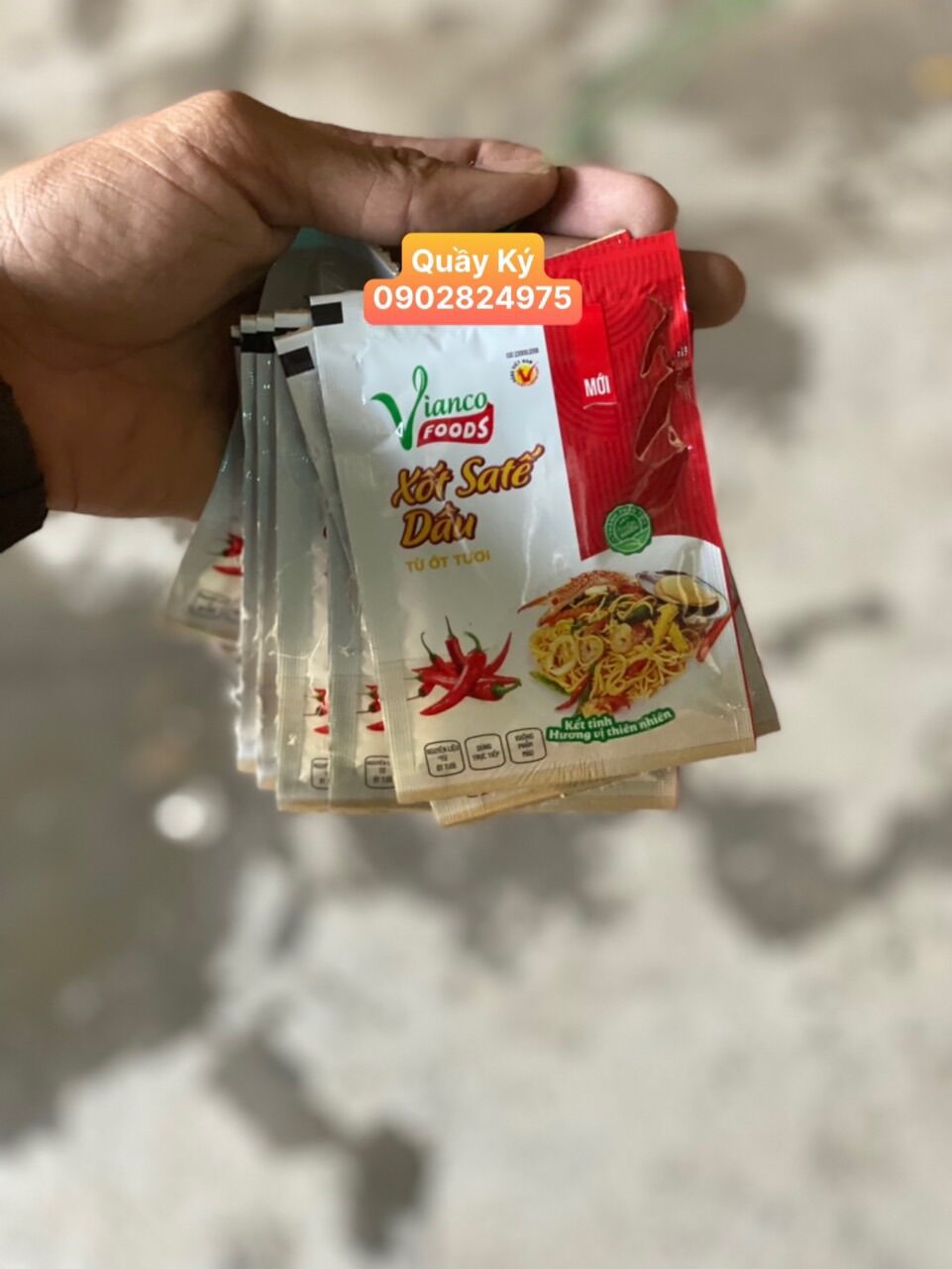 Sốt sa tế dầu vianco 1lốc/10gói/18gr