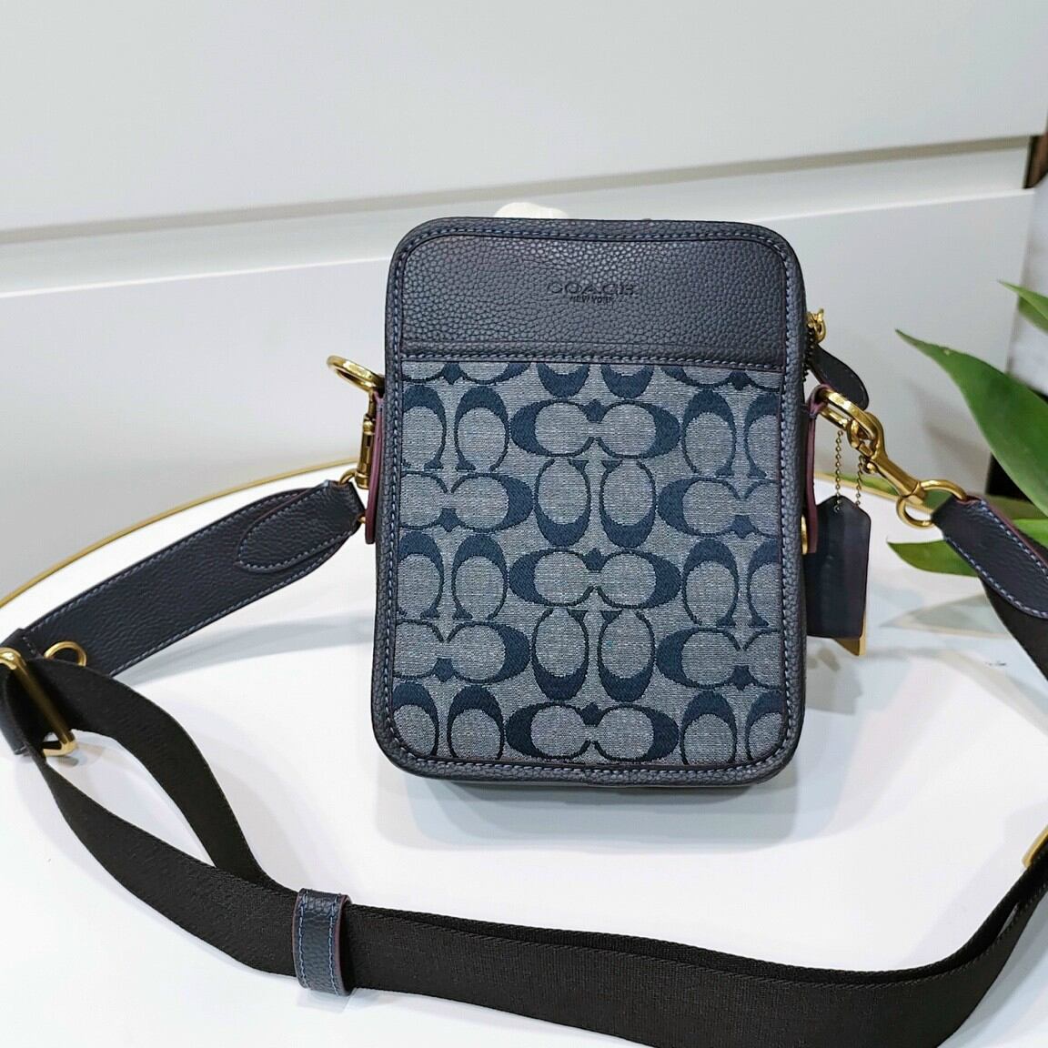 C.oach® | sullivan crossbody in signature chambray cg996✨da thật 🐂 100% sang xịn
