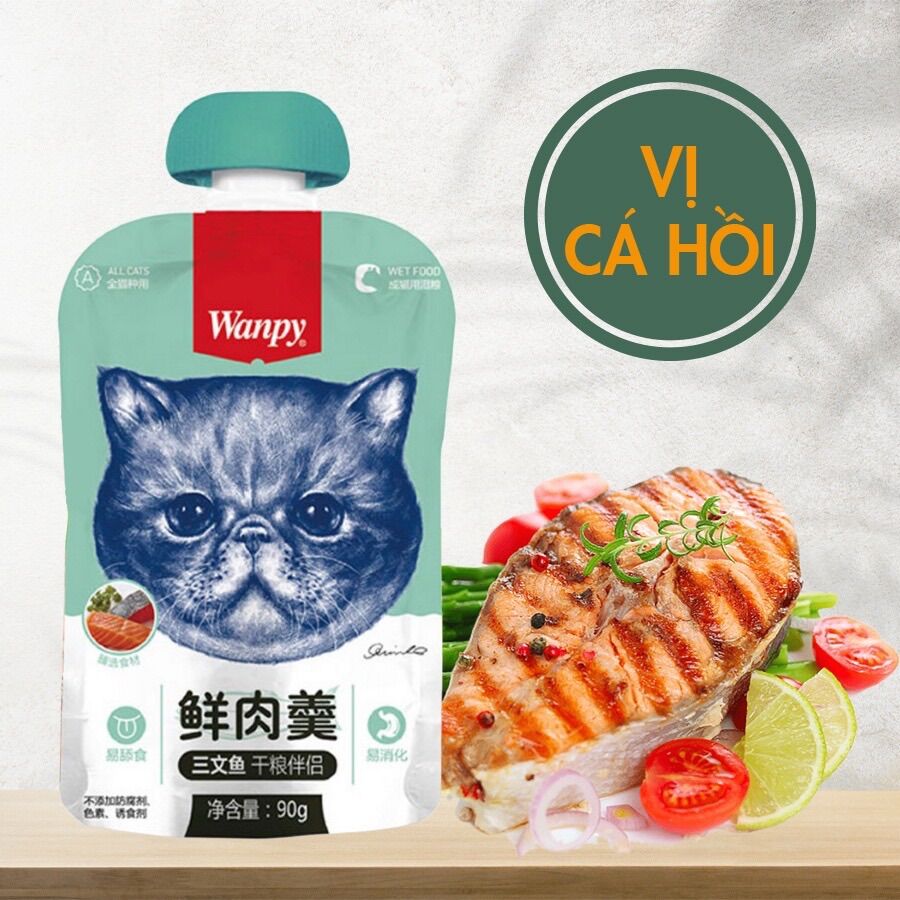 [Chính hãng] Súp thưởng Wanpy nắp vặn 90g siêu thơm ngon