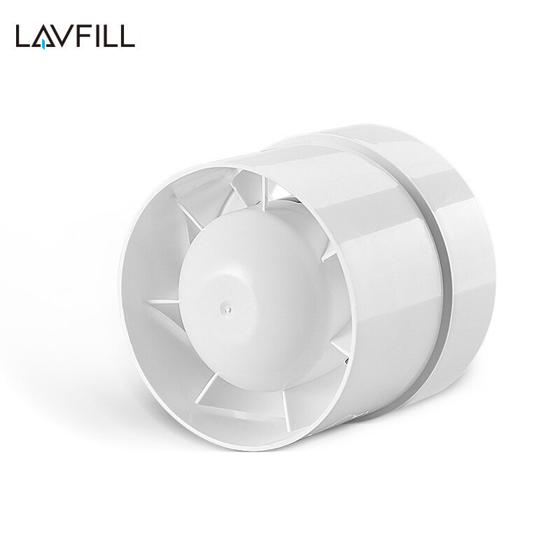  Quạt thông gió đường ống 100mm Quạt hút tăng áp đường ống không ồn hãng LAVFILL LFI-09S 