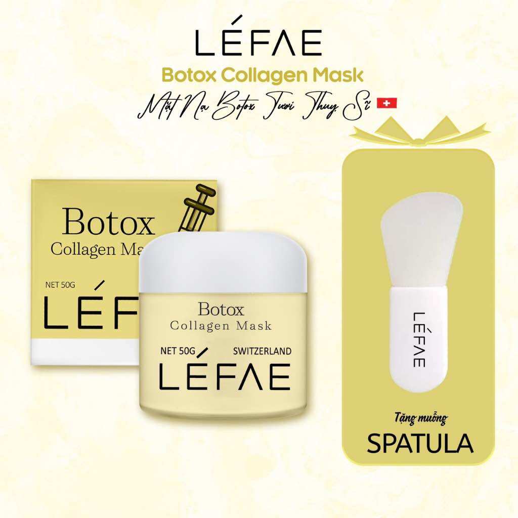 Mặt nạ botox tươi LÉFAE, mask botox collagen trẻ hoá, nạ phục hồi, săn chắc căng bóng mịn màng làn da-Kelly