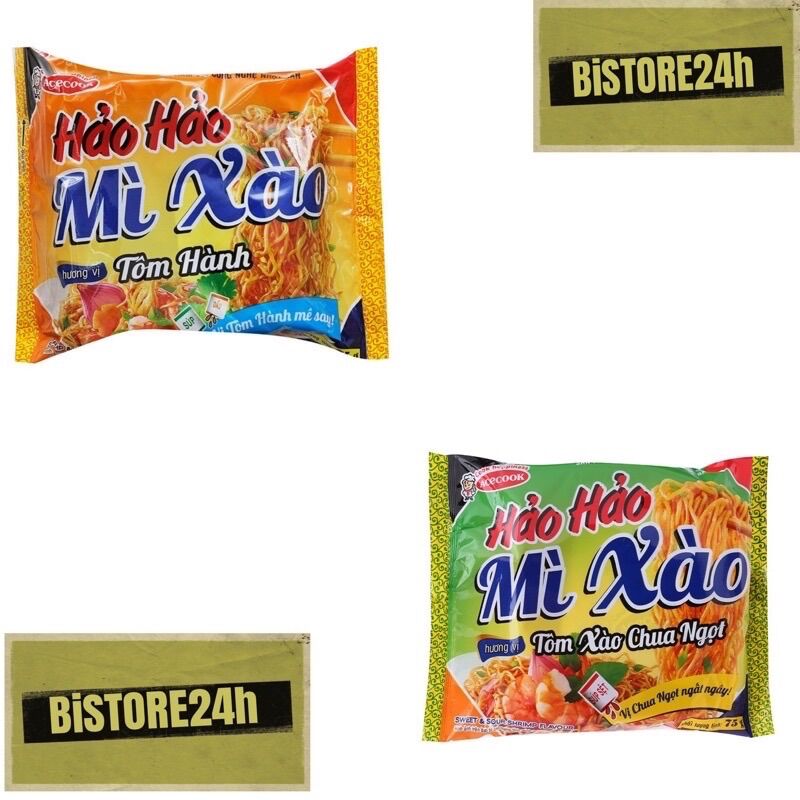 Combo 10 Mì xào Hảo Hảo Tôm Hành/ tôm xào chua ngọt