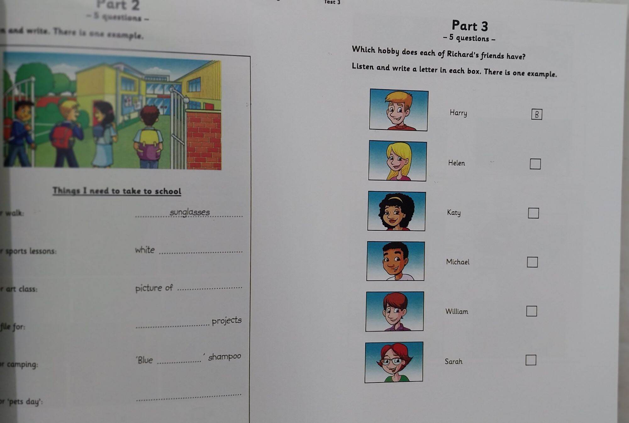 Flyers Cambridge gộp 1,2,3,4 kèm file nghe