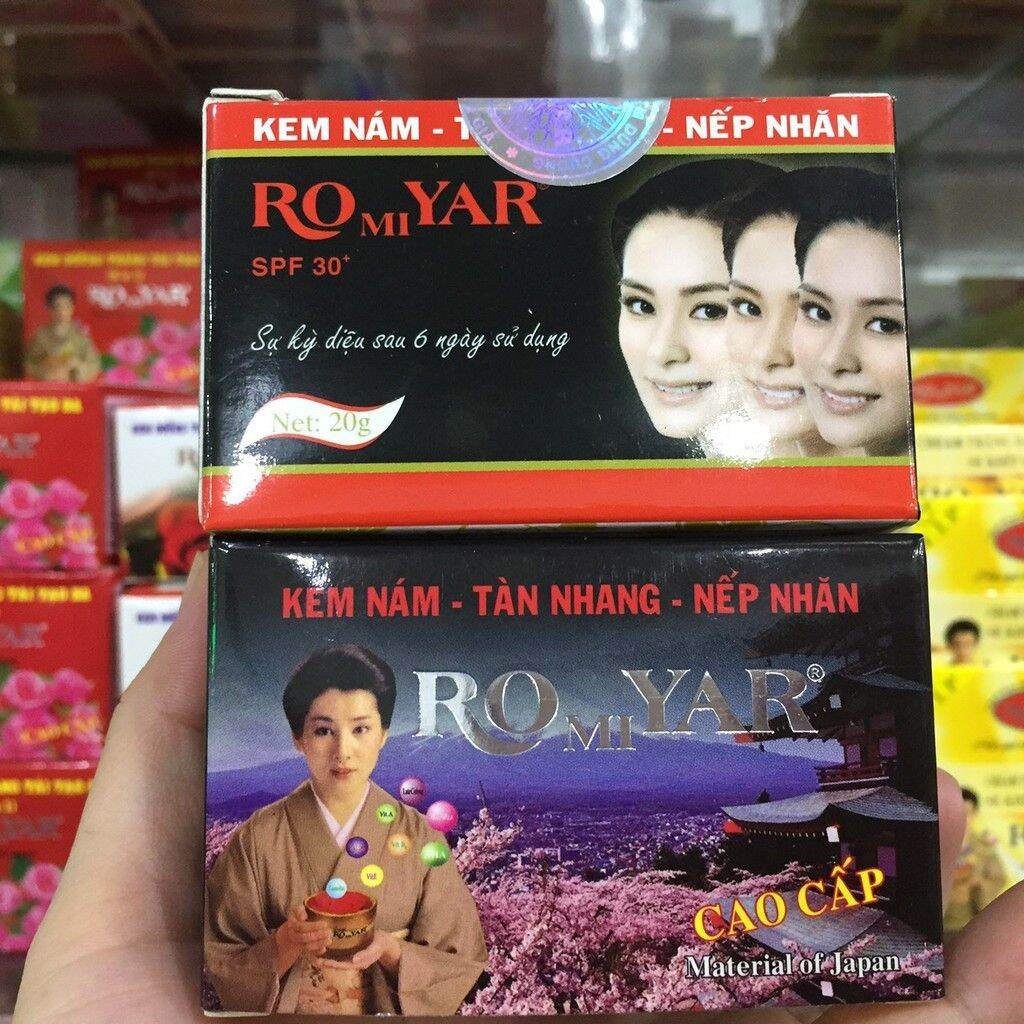 Kem Nám Tàn Nhang Ngừa Nếp Nhăn Romiyar