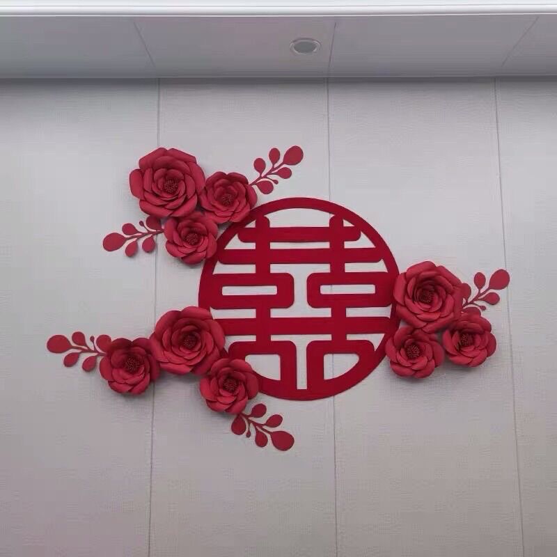(CÓ HÌNH THẬT TẾ) SET HOA BACKDROP DIY TRANG TRÍ ĐÁM CƯỚI