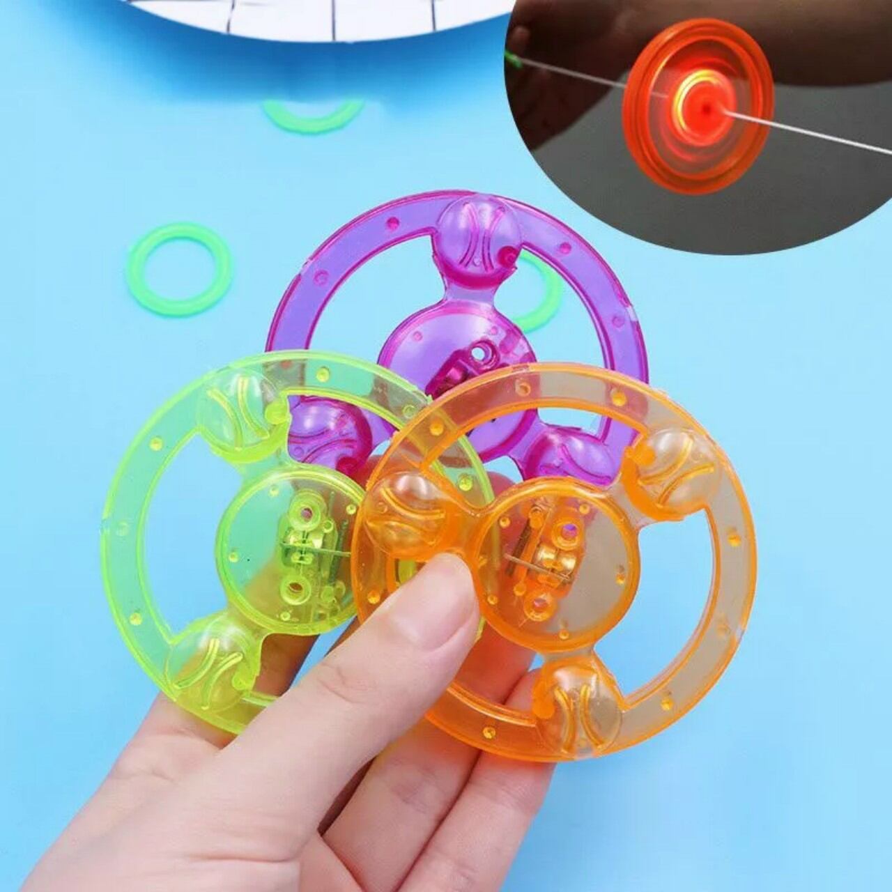 (tuổi thơ) combo 5 con quay đồ chơi có đèn cho bé