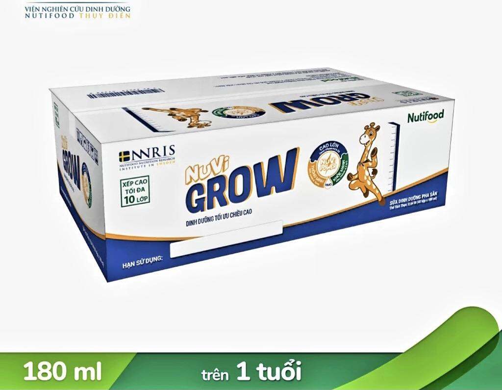 Sữa Pha Sẵn Nuvi Grow - Chiều Cao Cho Bé