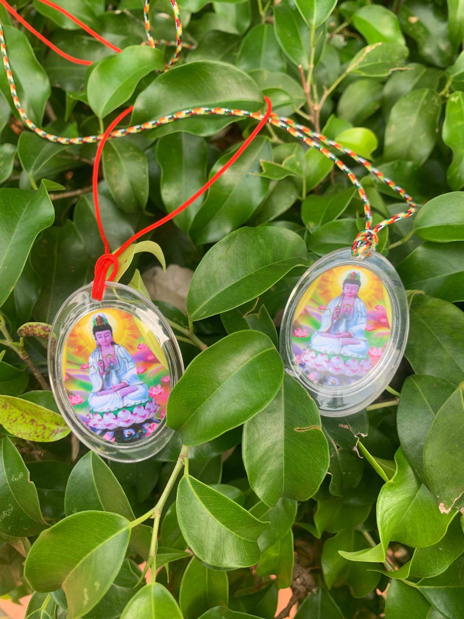 Peaceful Guanyin Buddha Necklace