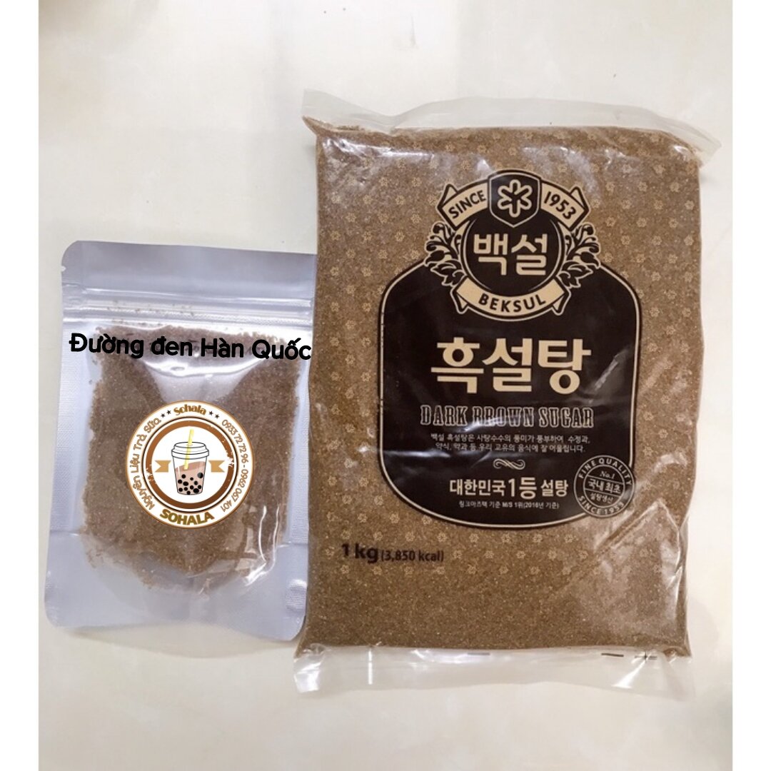 Đường đen hàn quốc túi 100g