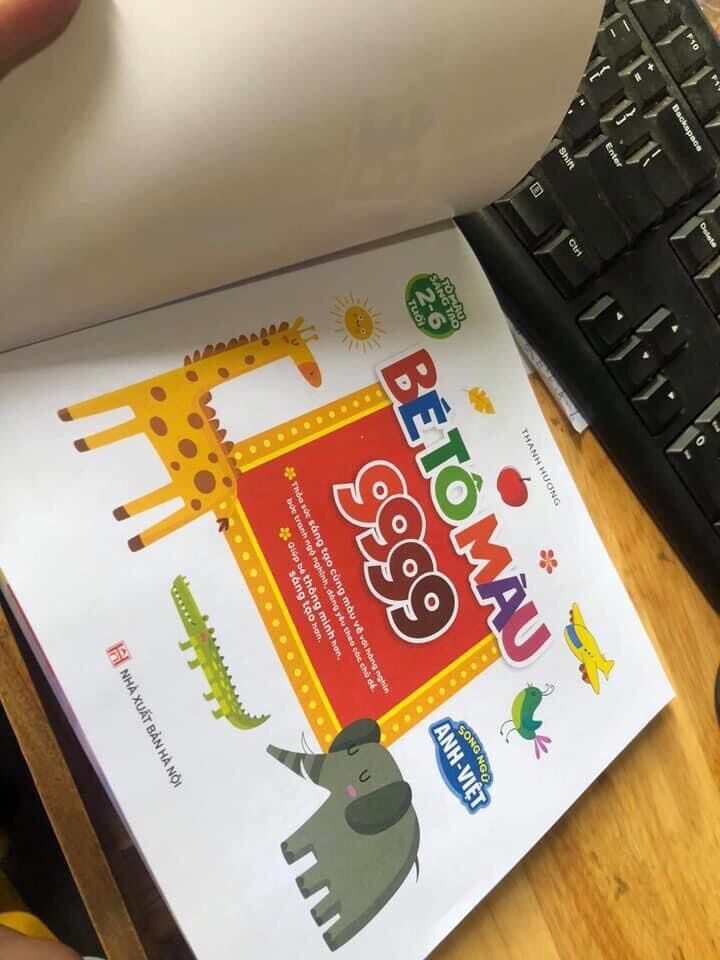 Sách Tô Màu 9999 Hình Cho Bé