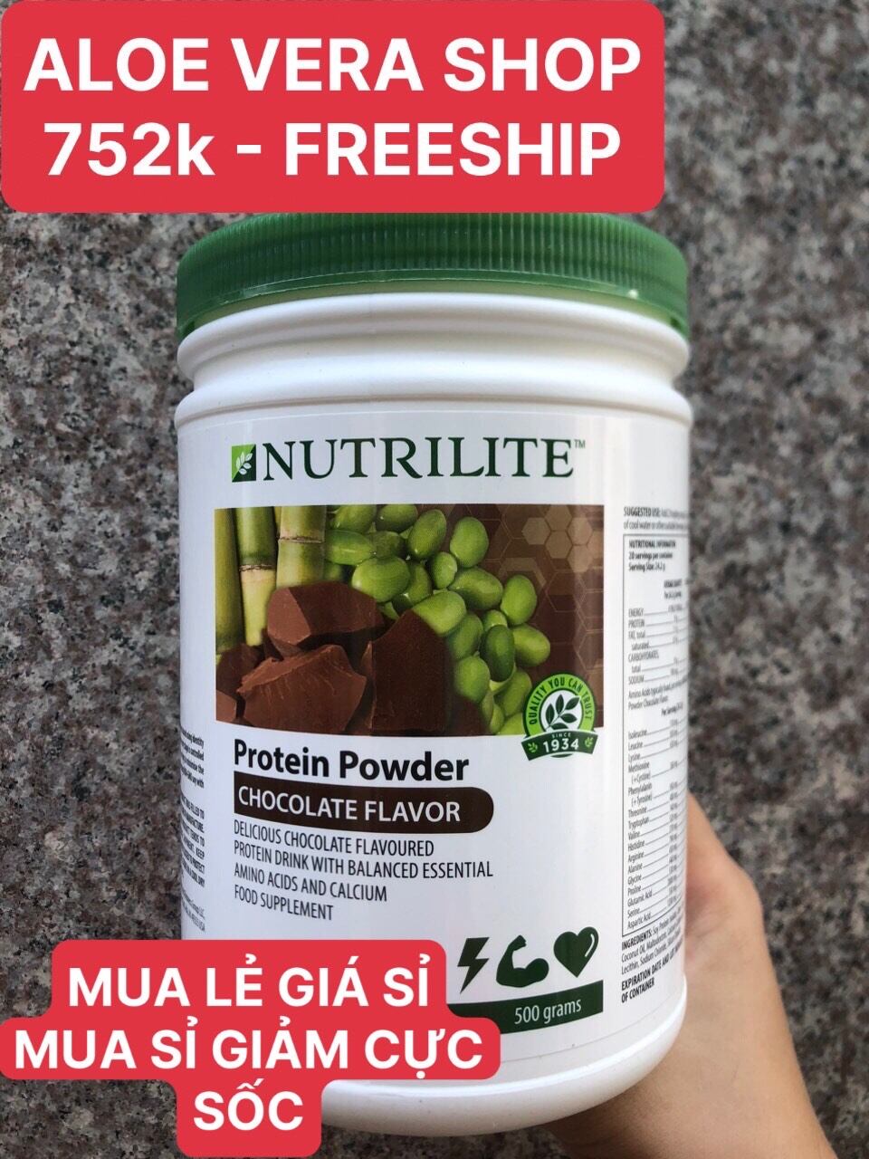 (752k) Away Chocolate Vegetable Protein Powder (500g)