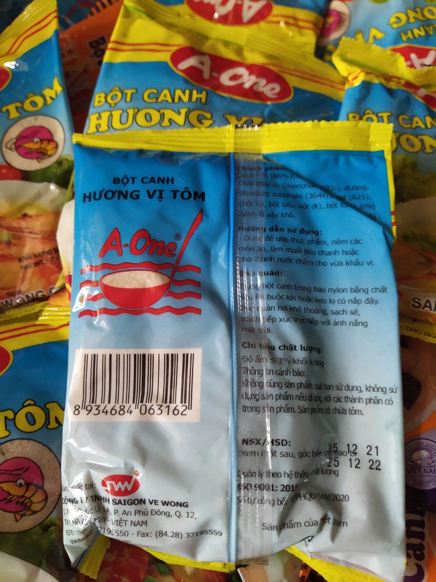 Combo 10 gói bột canh tôm A-one 200g