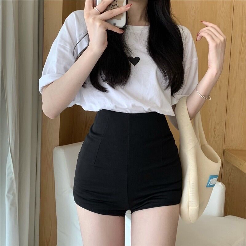 Quần short lưng cao cá tính