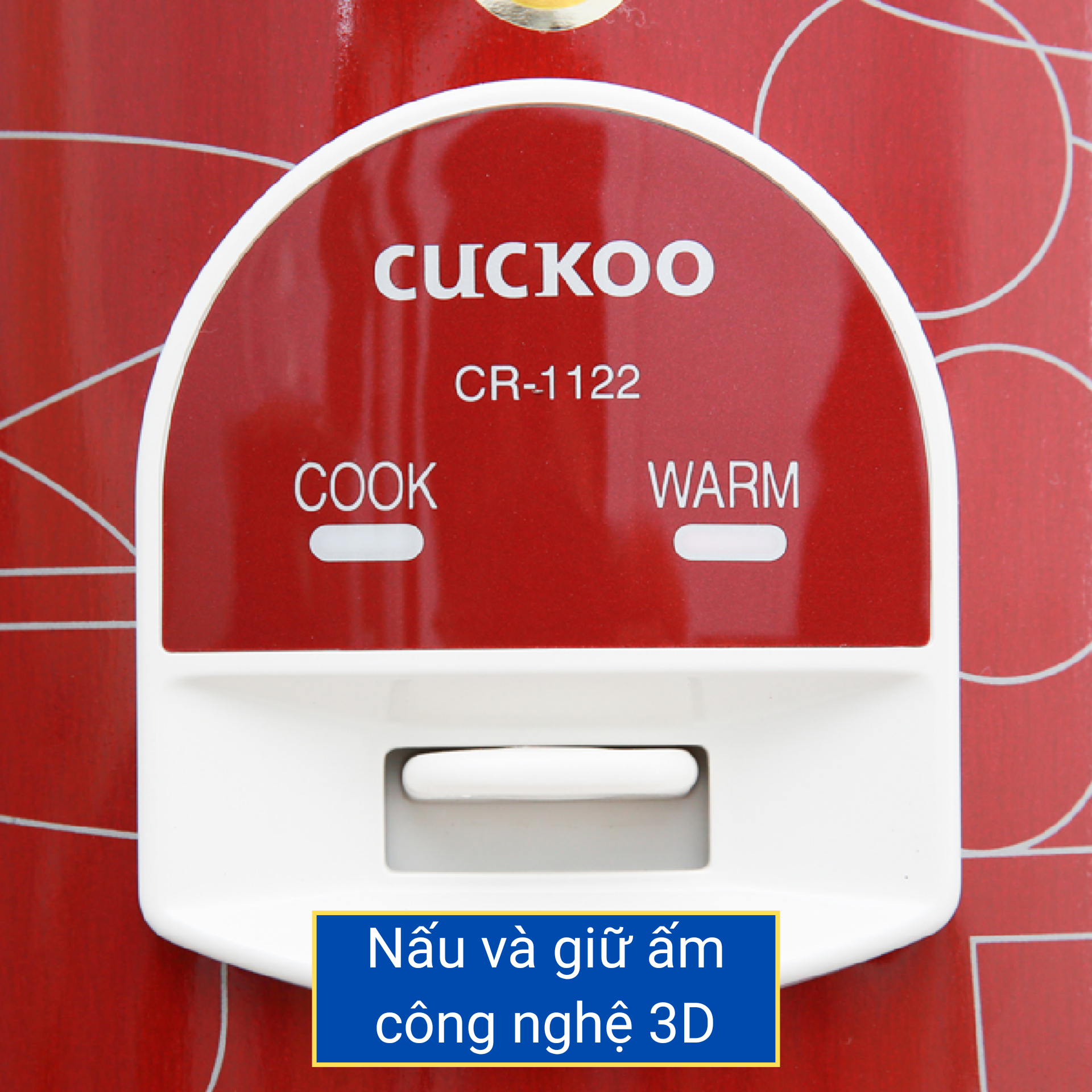 [HCM]Nồi cơm điện Cuckoo CR-1122R 2L (MADE IN KOREA)