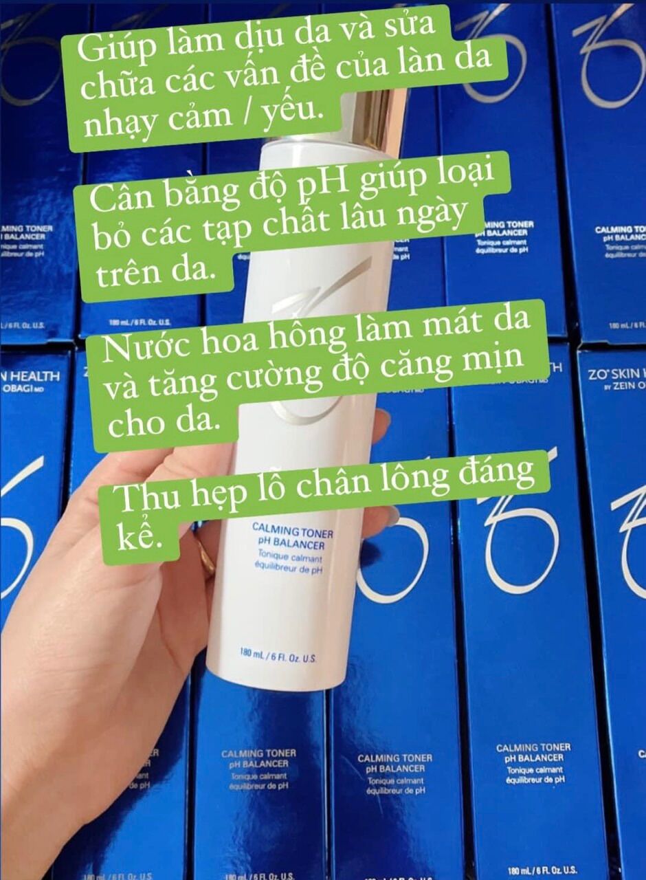 🛍️ Toner Zo Nước hoa hồng Zo Calming Toner 180ml