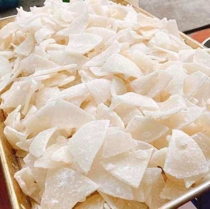 Mứt dừa non sấy dẻo mix 2 loại (sợi, miếng) 500g