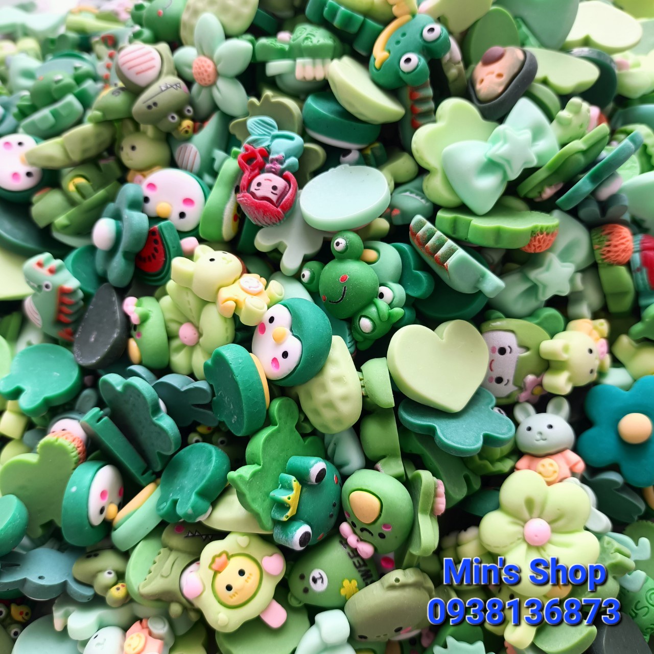 Set 100 charm theo tone màu (có trùng nhiều hình)