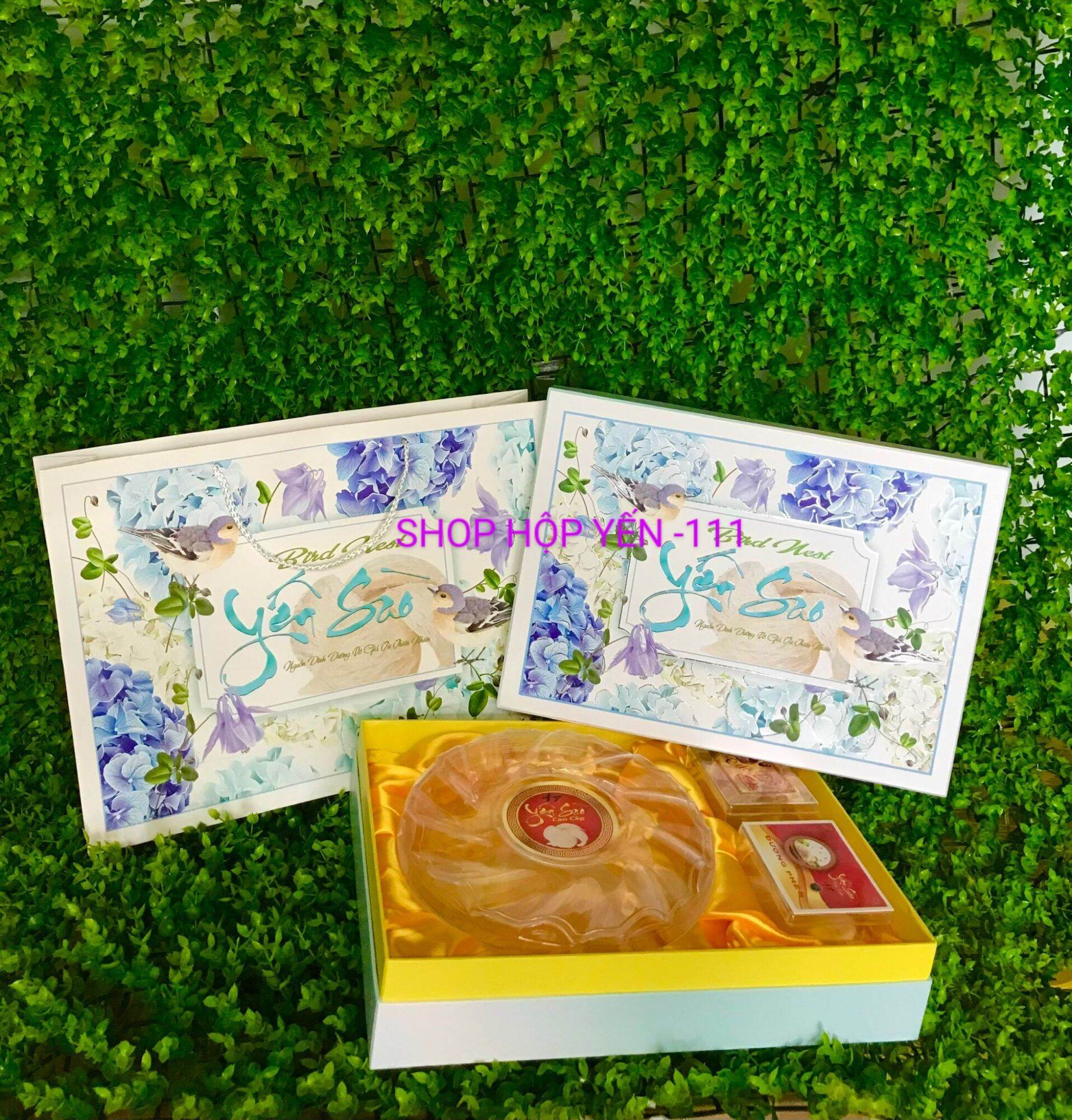 HỘP  ĐỰNG YẾN SÀO ( 2 khay đường  táo+ đường)