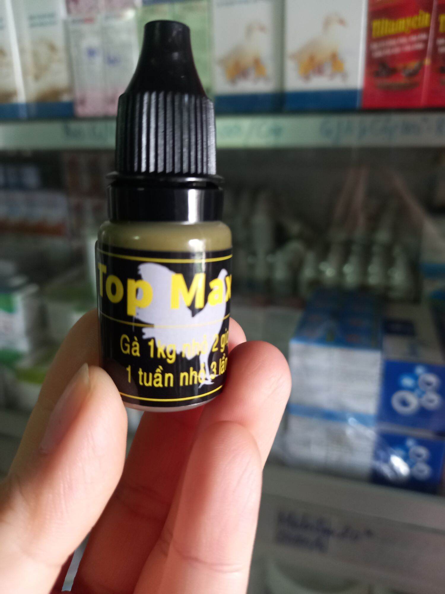 Topmax lọ 10ml, chuyên dùng cho gà đá lõn lẽn