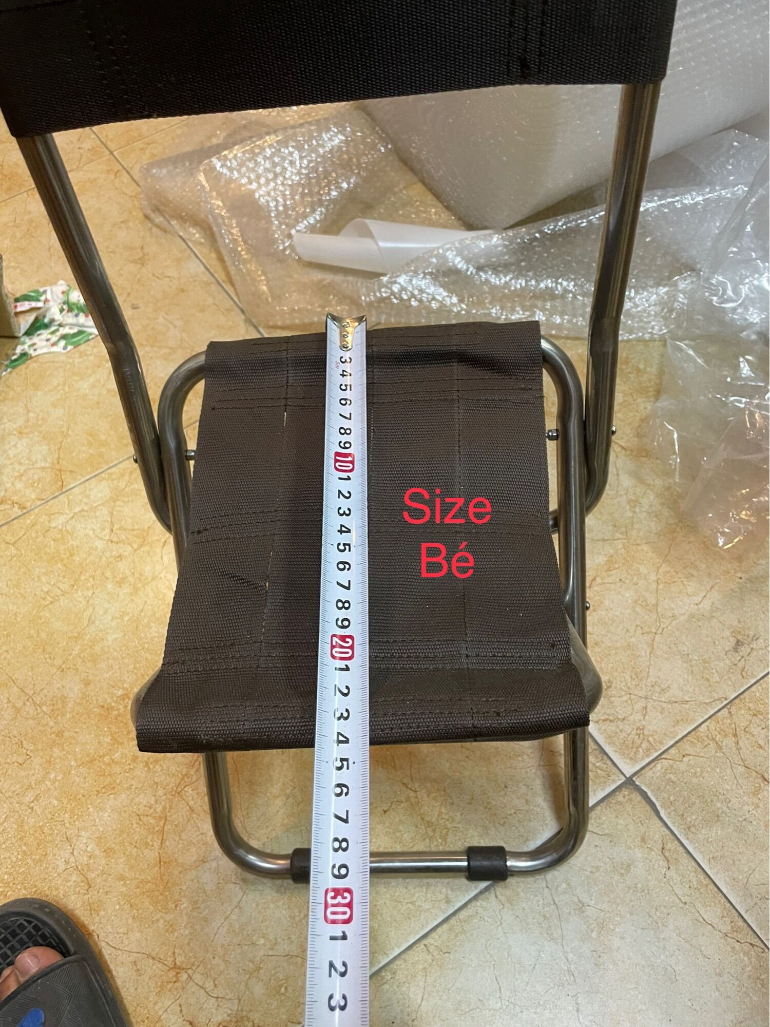 Ghế Câu Cá Inox Super To-Nhỏ