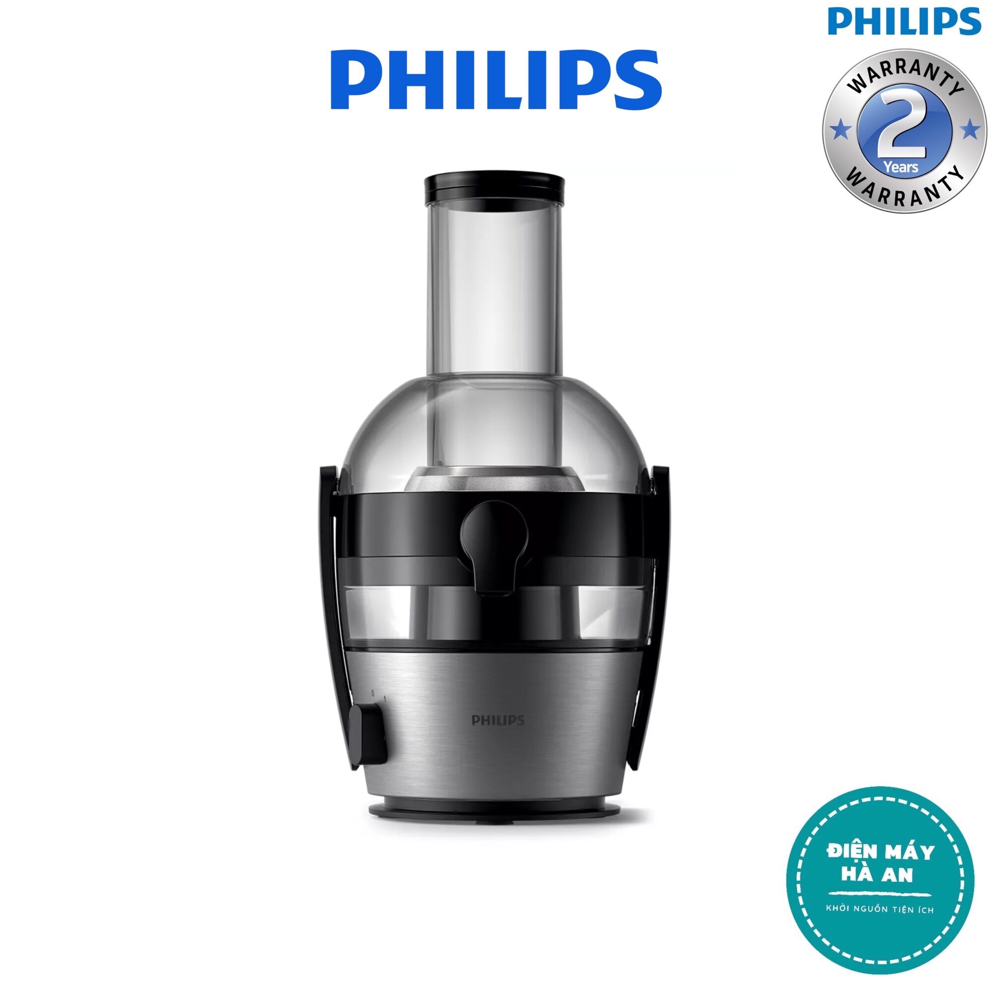 Máy ép trái cây philips hr1863 - hàng chính hãng - bảo hành 24 tháng
