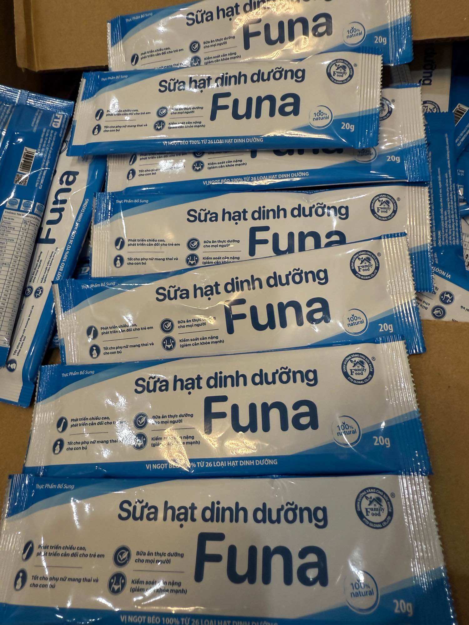 Combo 10 gói sữa hạt ngũ cốc (20g 1 gói)