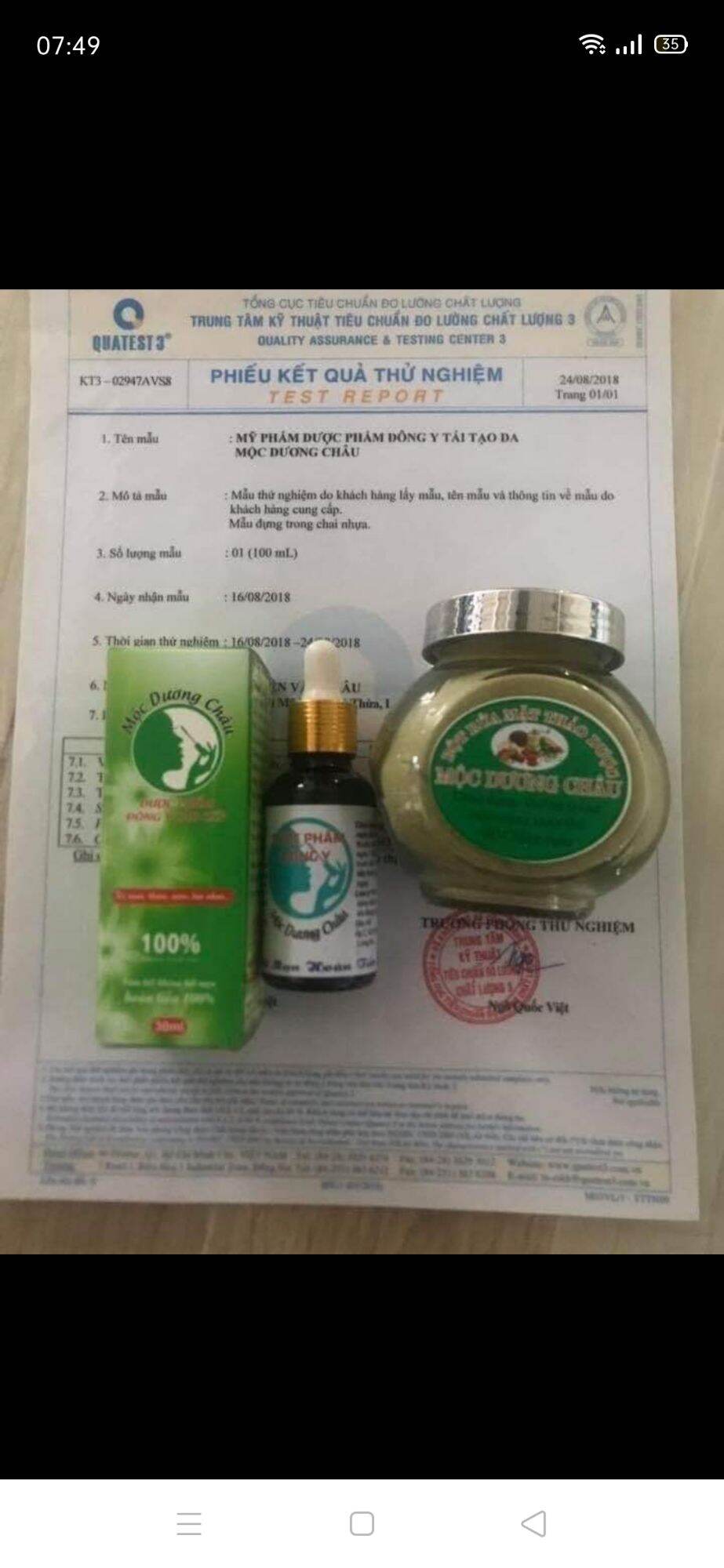 Combo bột rửa mặt + tái tạo Mộc Dương Châu