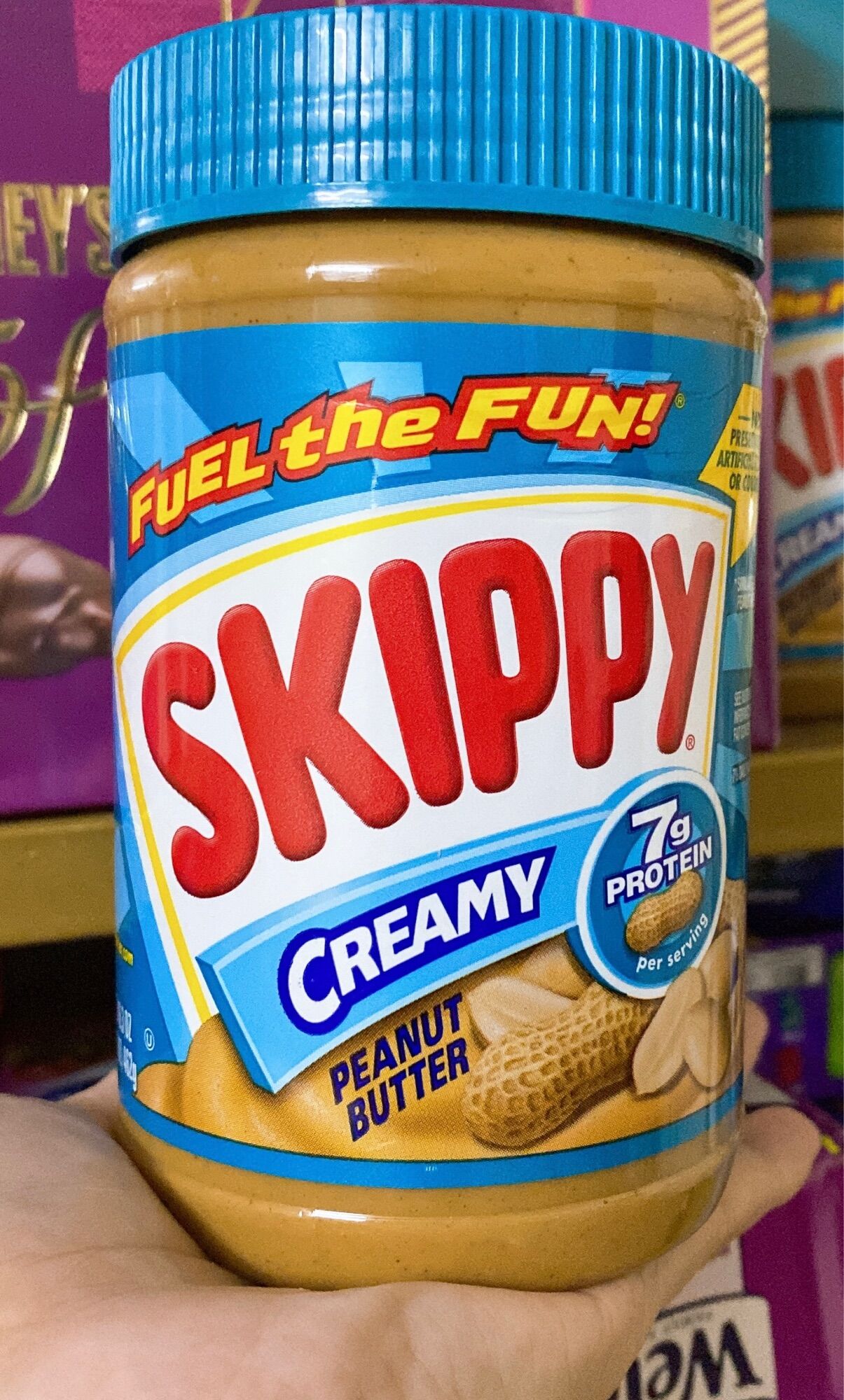 Bơ Đậu Phộng Skippy creamy peanut Butter của Mỹ 462gr